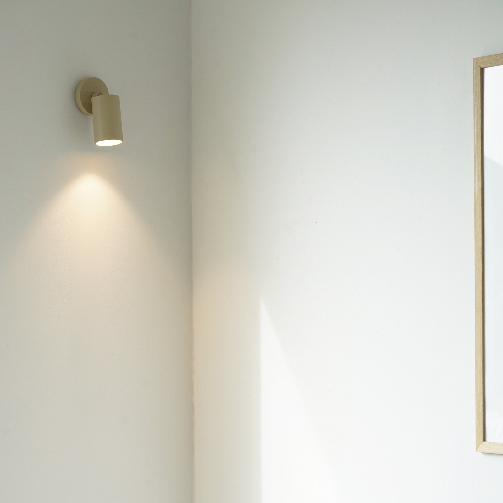 SpotOn1 Strahler, Metall, beige, Breite 9 cm - Antidark