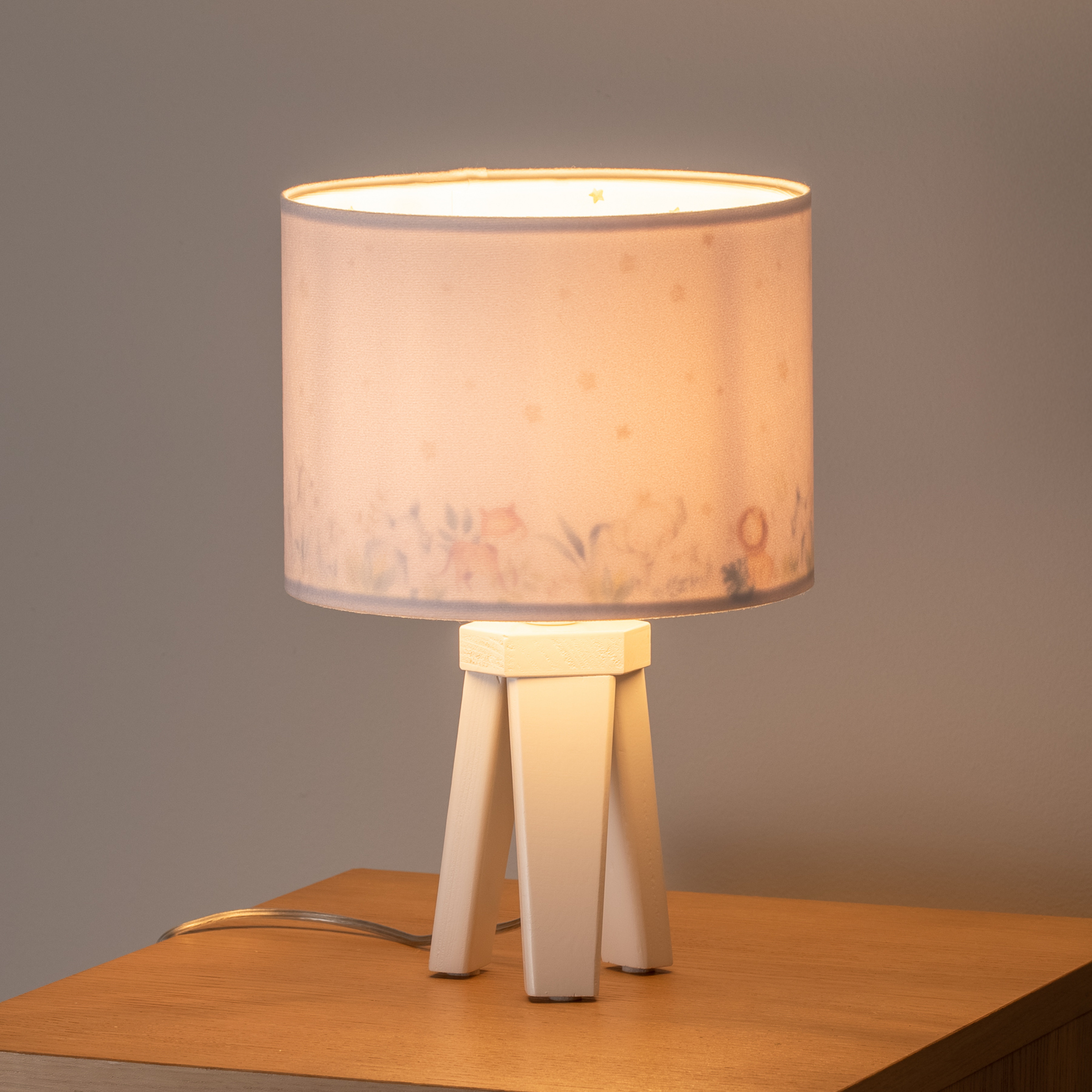 Dječja stolna lampa Max, tronožni okvir