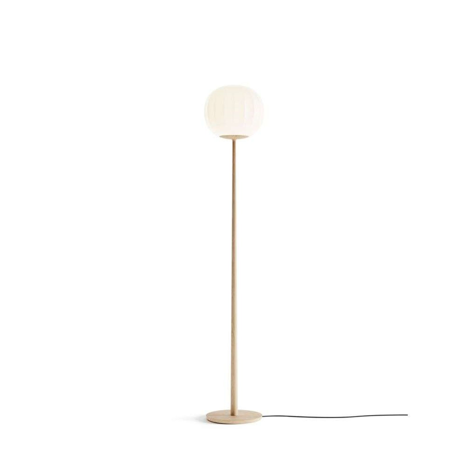 Lita Floor Lamp Ø30 Ash Wood - Luceplan