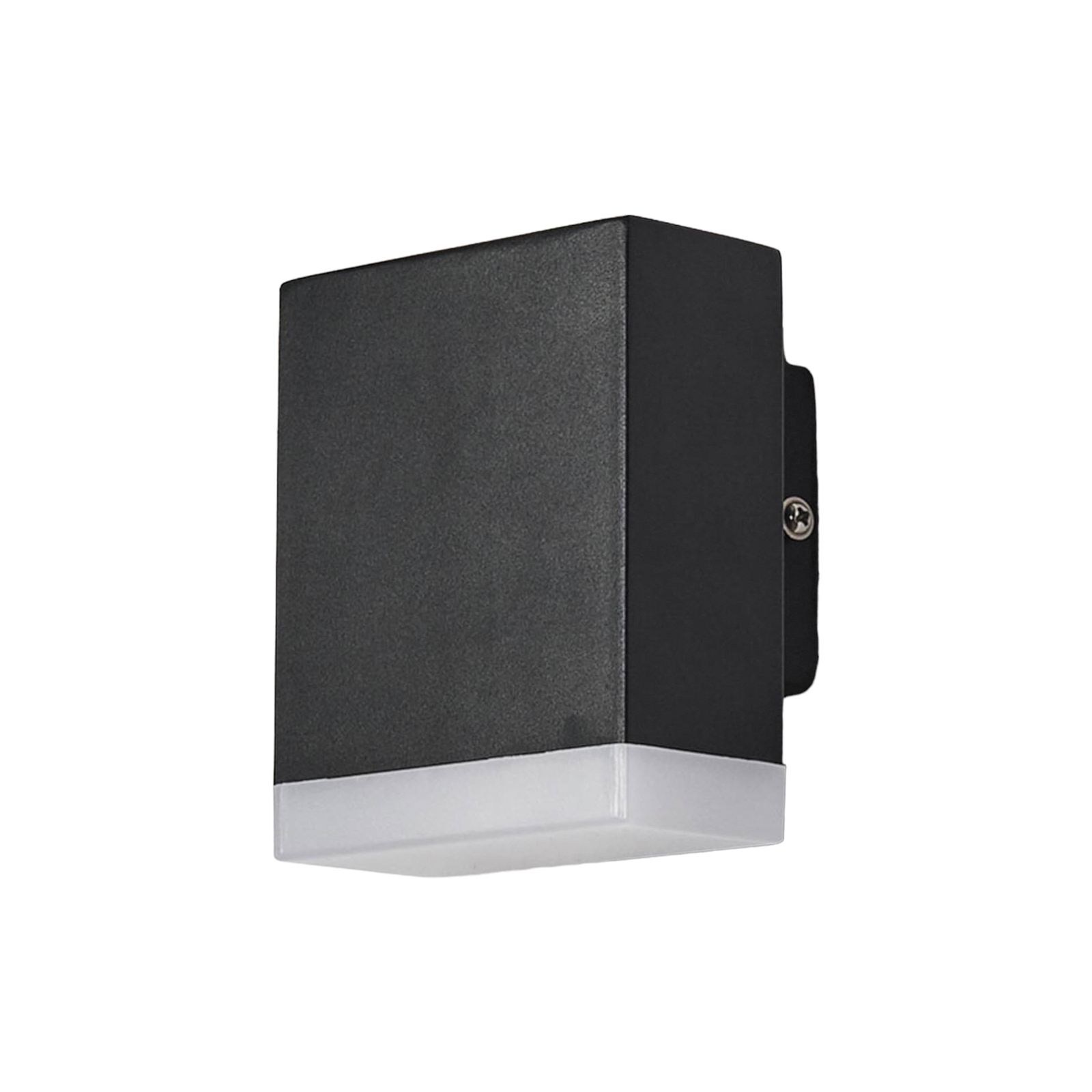 Moderne LED-vegglampe for utendørsbruk Aya i svart