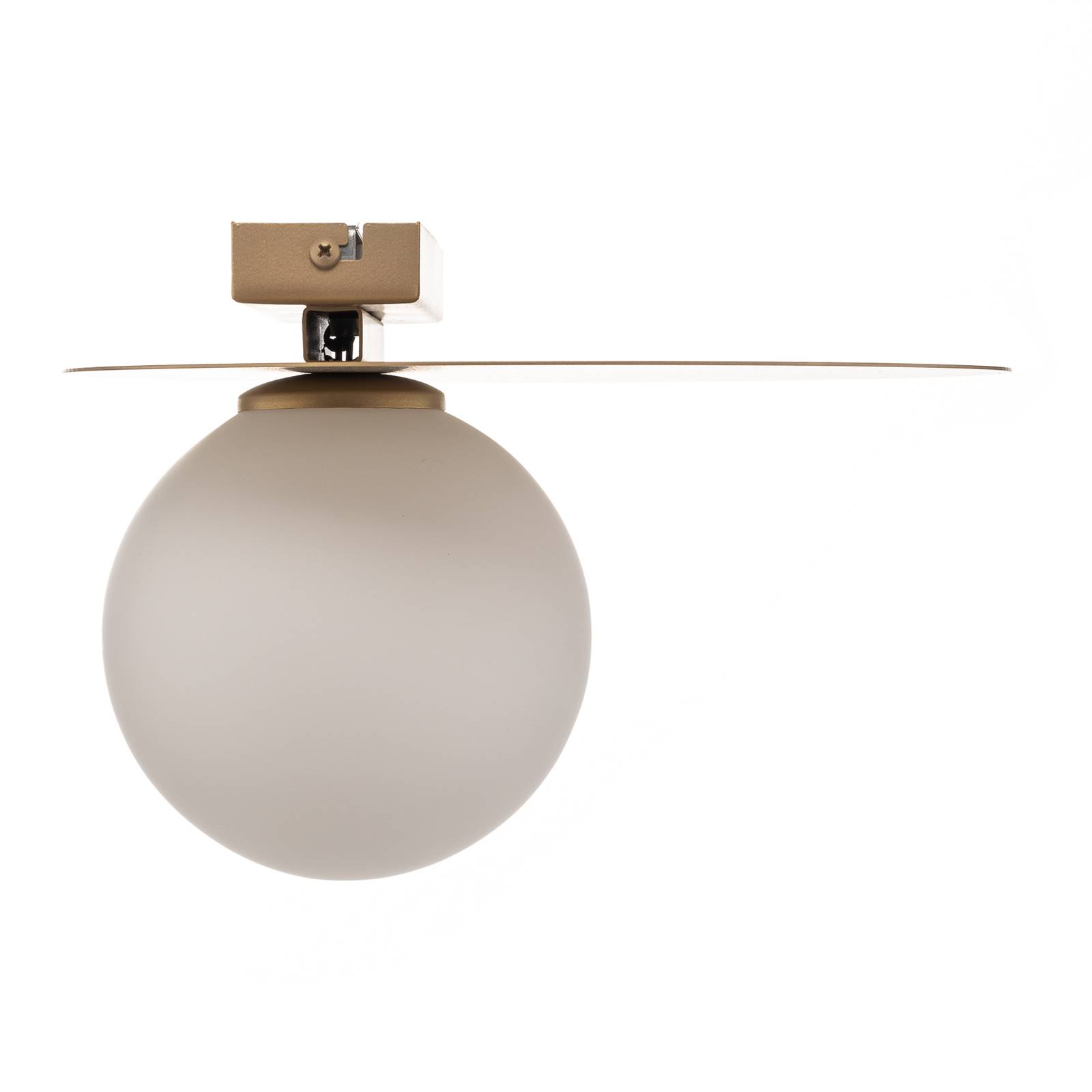 Lampa sufitowa Firn, okrągła, 1-punktowa, złota