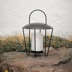 ferm LIVING lampa Abri, crna, inox, staklo, Ø 30 cm