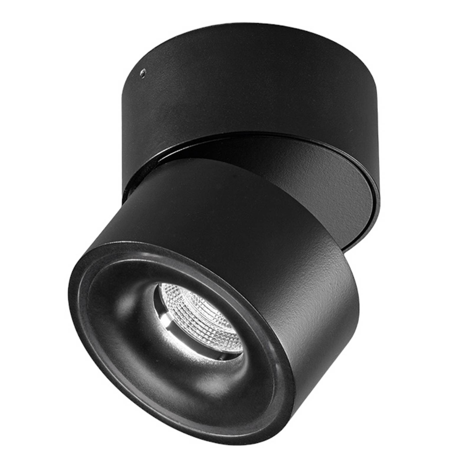 Egger Licht Clippo – spot LED noir en aluminium dimmable