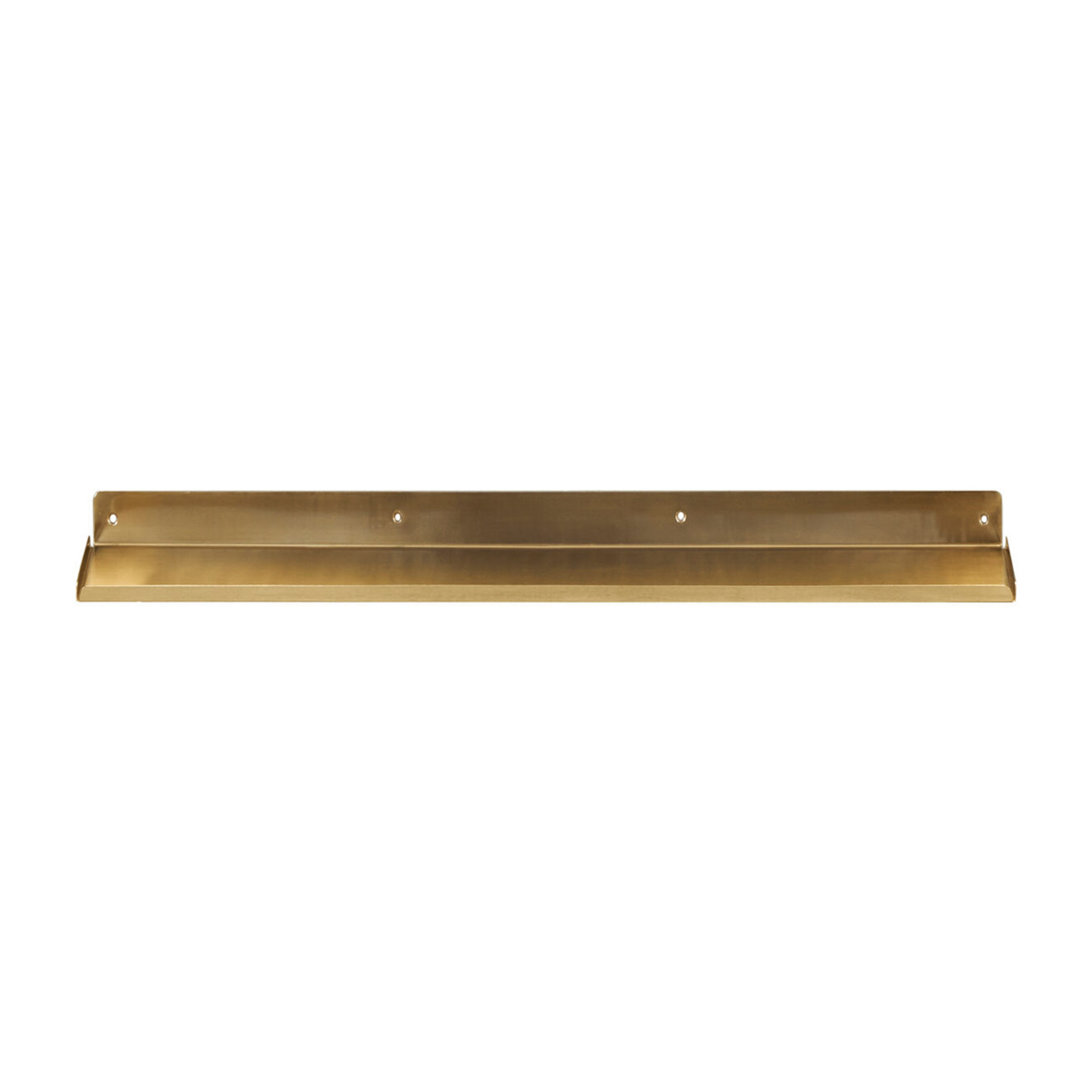 Scaffale HDLedge, color ottone, larghezza 80 cm - House Doctor