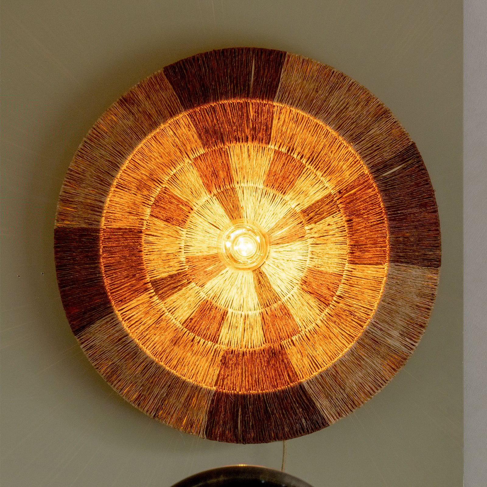 GOOD & MOJO Applique Serengeti, Ø60cm, marrone, juta, spina