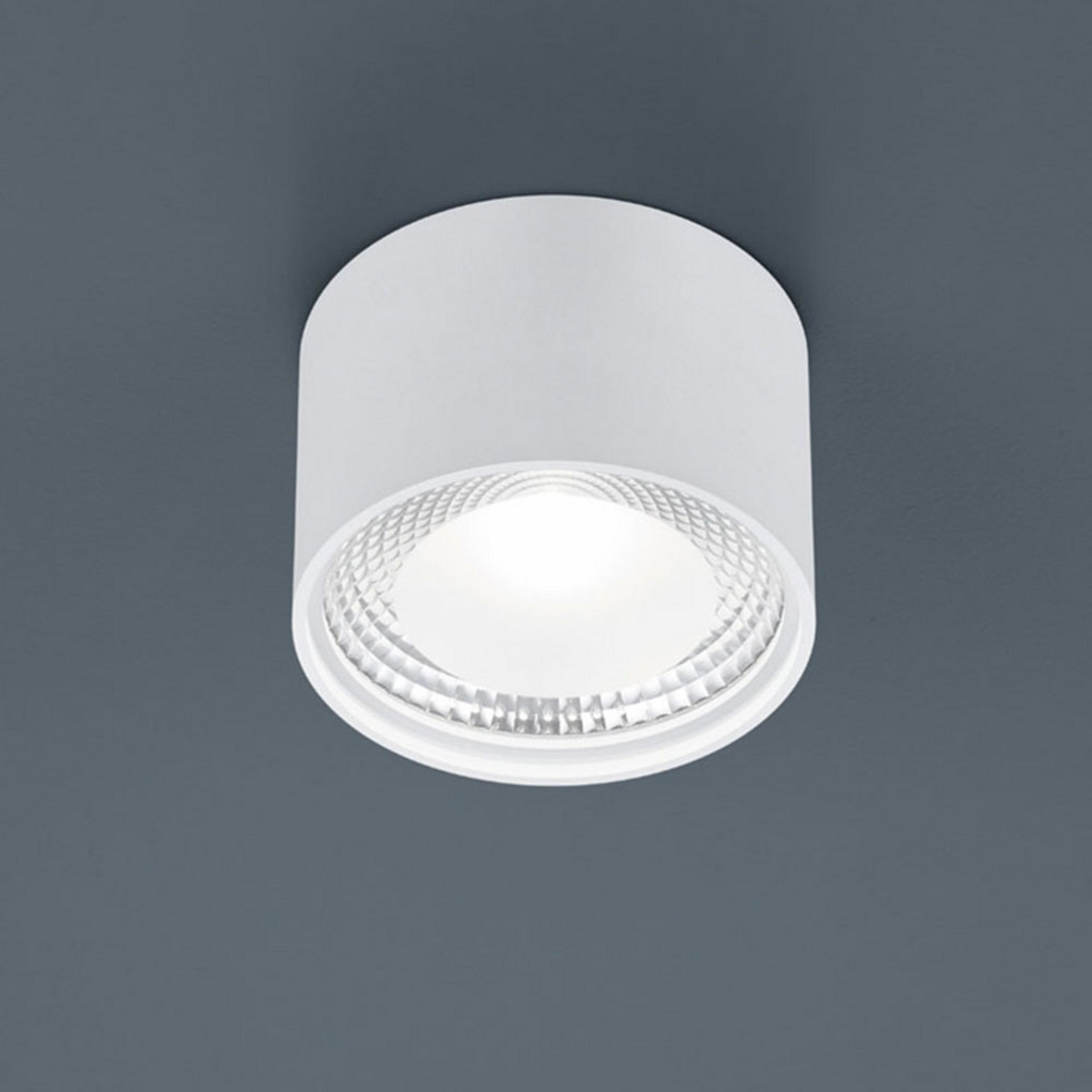 Helestra Kari plafonnier LED, rond, blanc