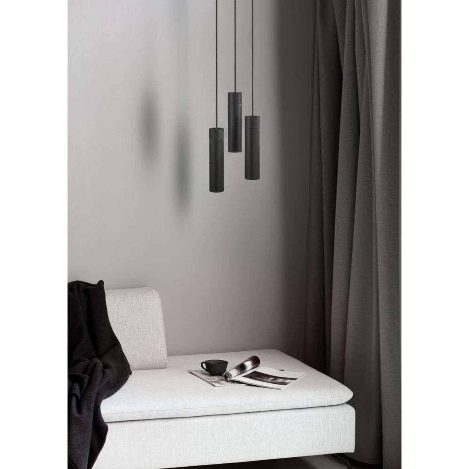 Tilo 3 Pendelleuchte Black - Nordlux