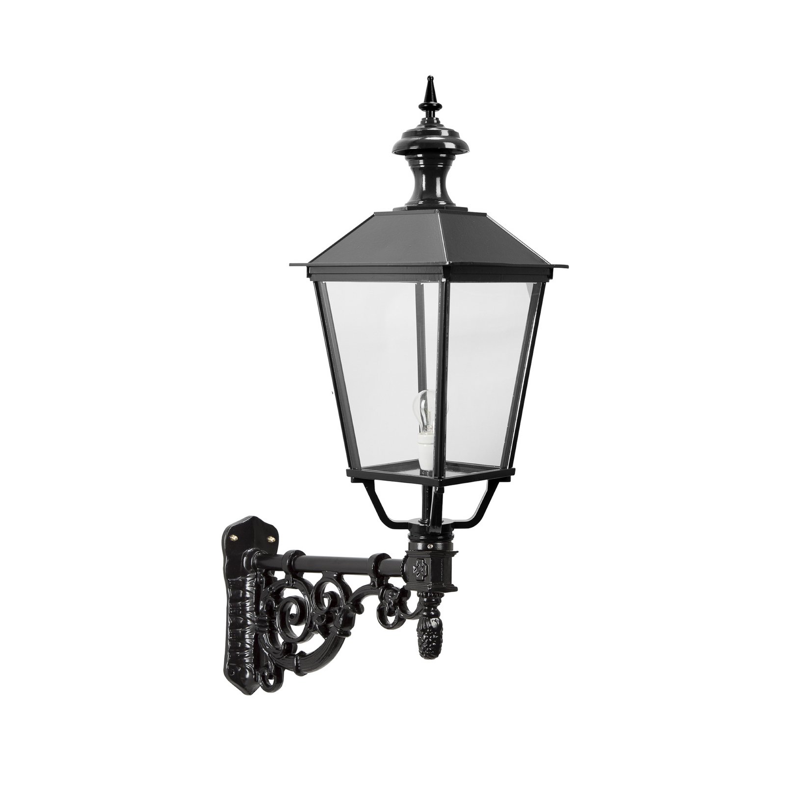 Smakfull utendørs vegglampe M43, svart