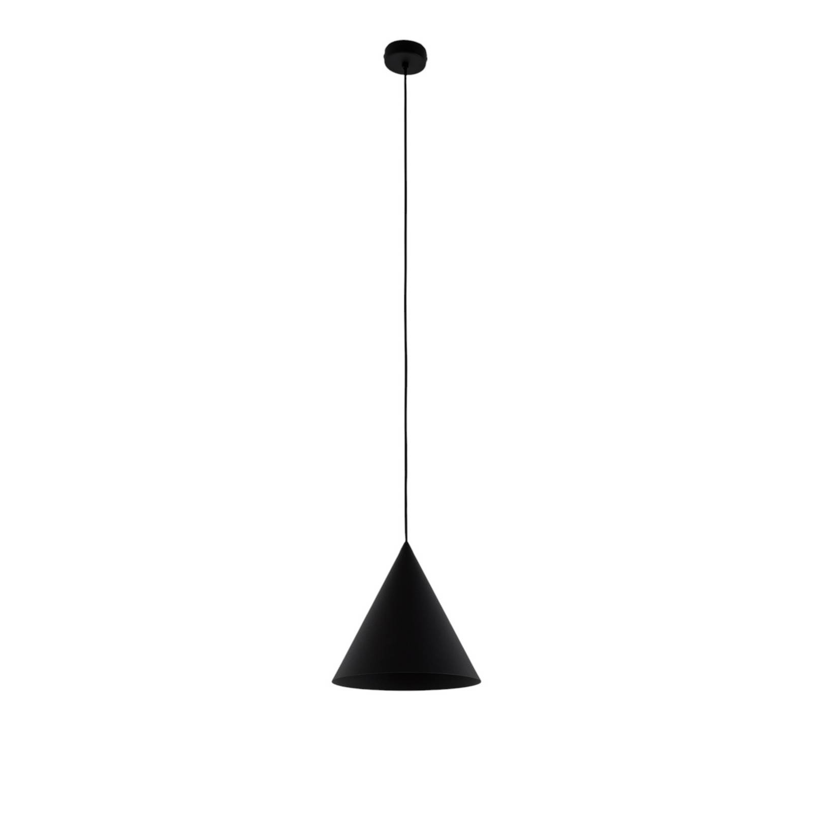 Hängeleuchte Cono, einflammig, Ø 27 cm, schwarz