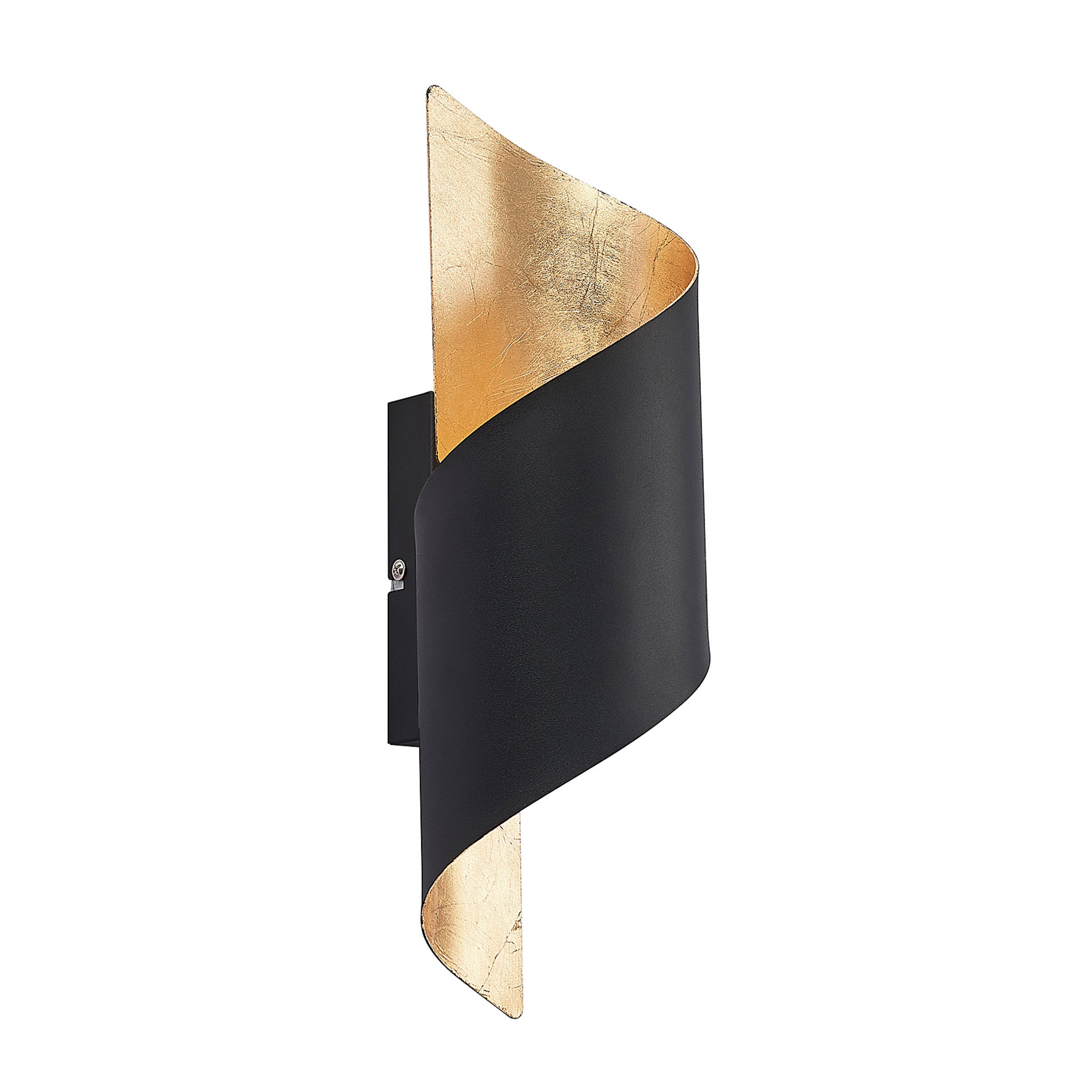 Chenotara Wall Lamp Black/Gold - Lindby