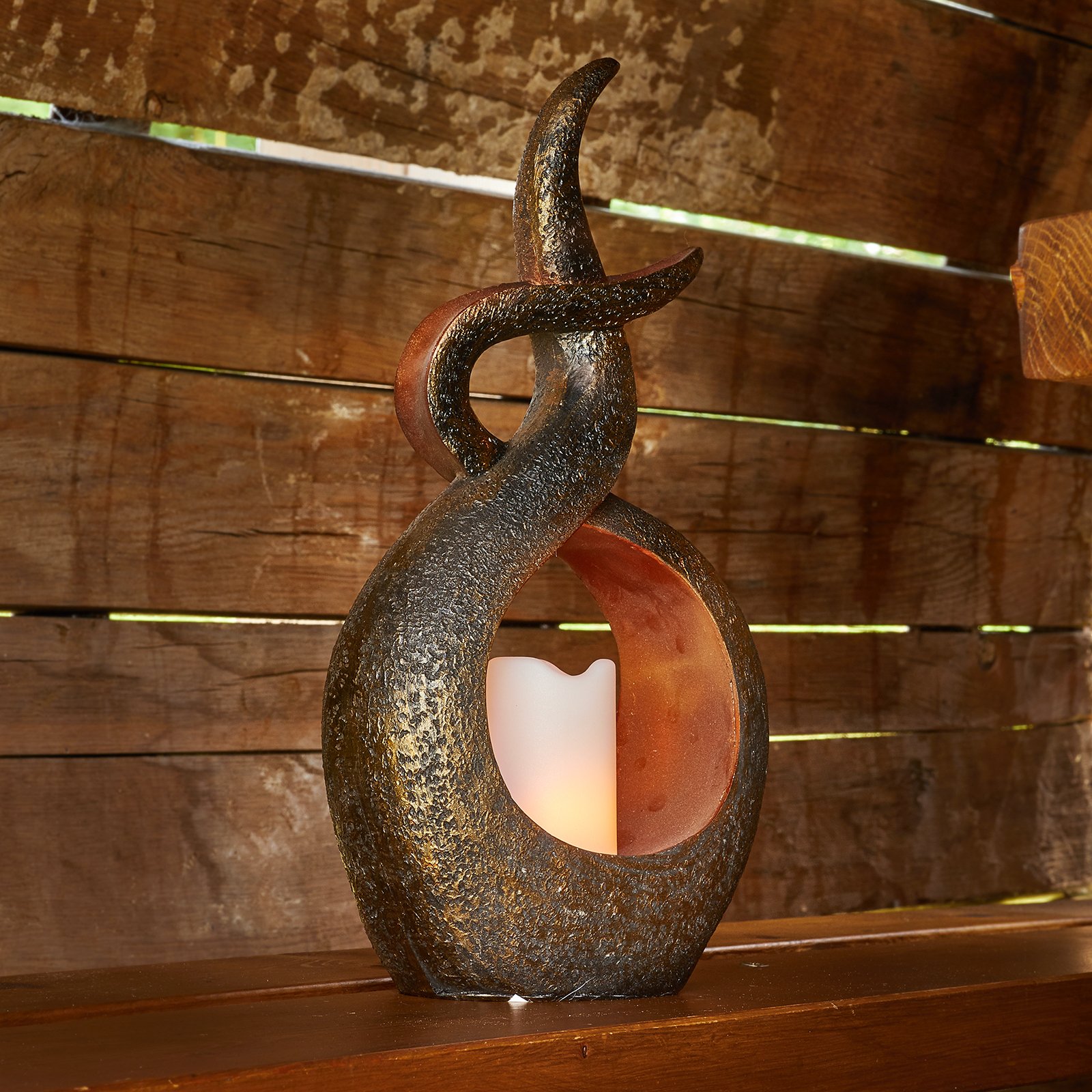 Lampa solarna LED Oriental z imitacją świecy