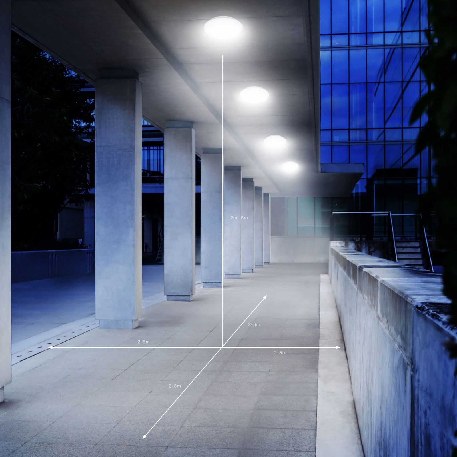 STEINEL Vario Quattro Pro S LED Außendeckenleuchte