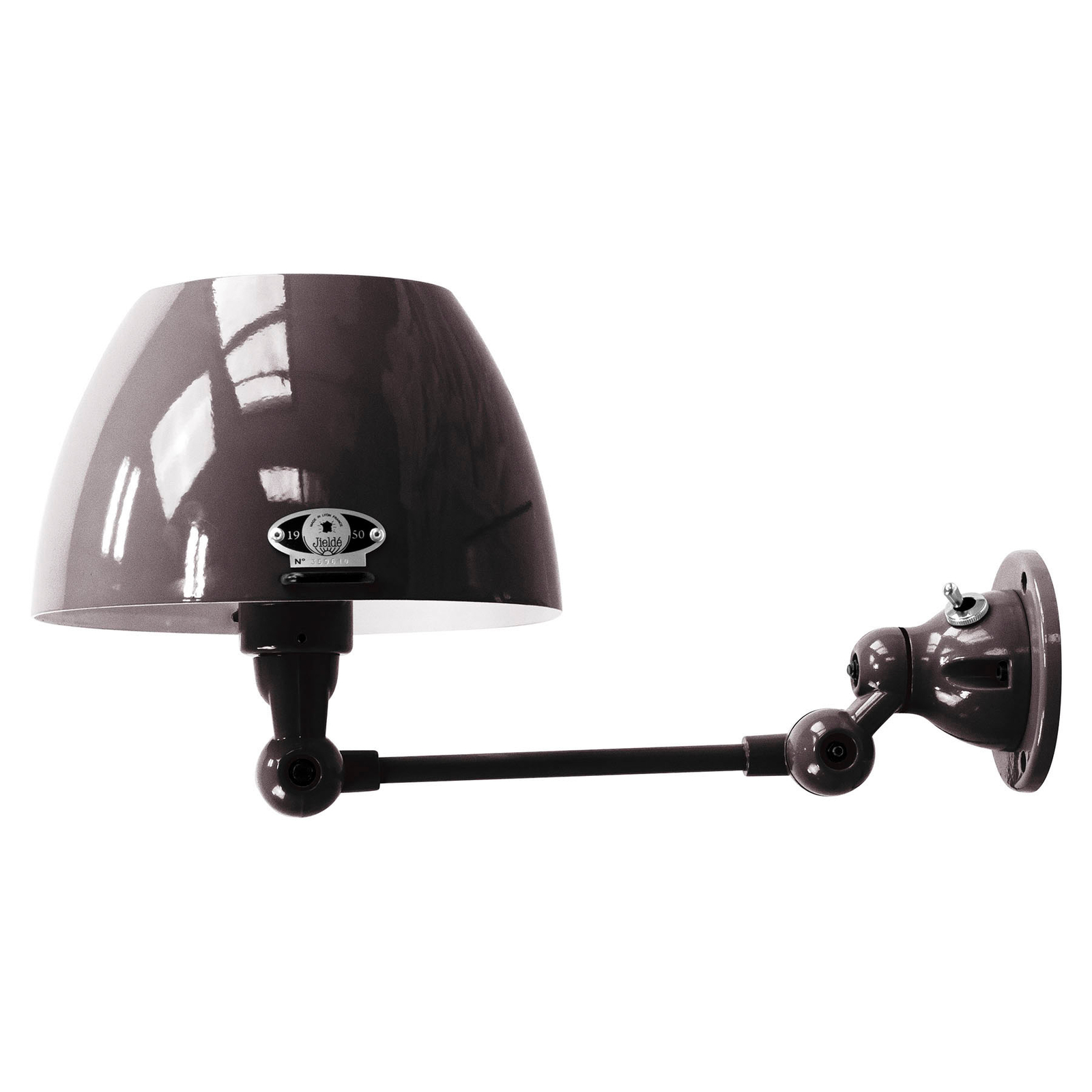 JIELDÉ Jieldé Aicler AIC701 articulated wall light black, for Living / Dining Room, aluminium, steel, E14, 25 W, energy efficiency: A++
