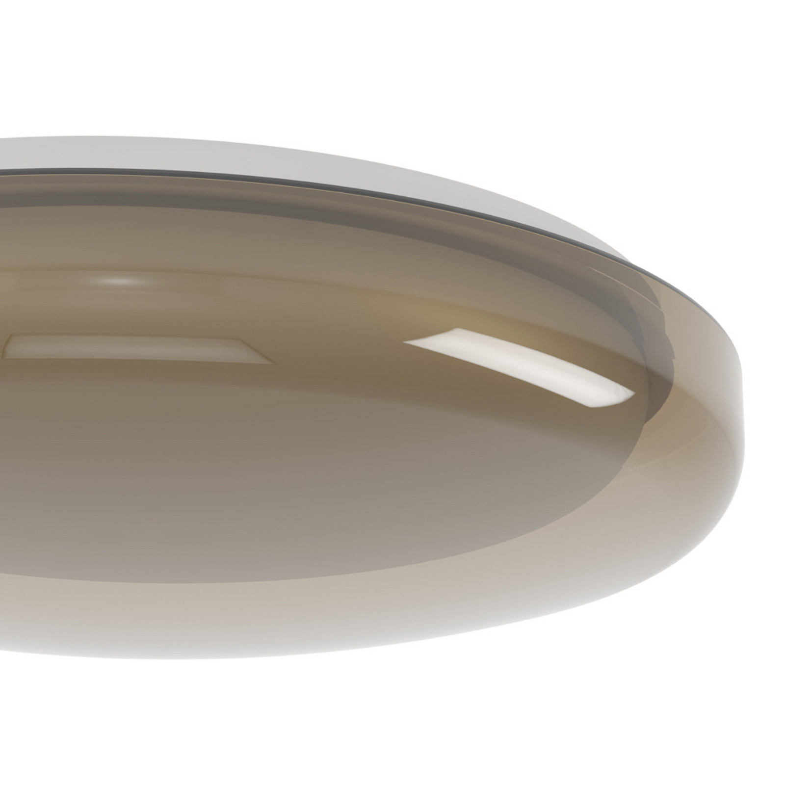 Plafón LED CONISTARINO de EGLO, marrón, Ø 40 cm, CCT Plafón LED CONISTARINO de EGLO, marrón, Ø 40 cm, CCT