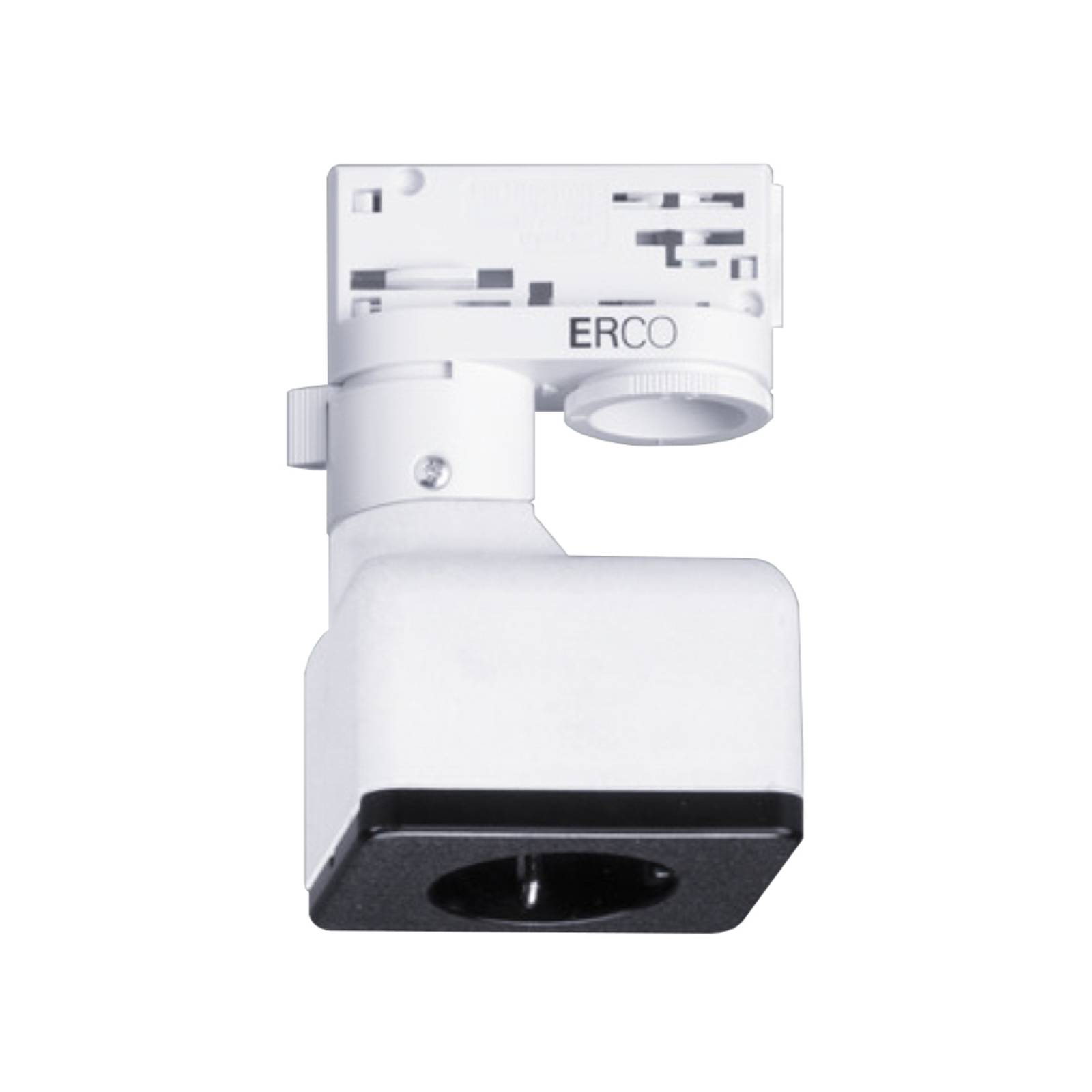 Image of ERCO adaptateur triphasé avec prise Schuko, blanc 