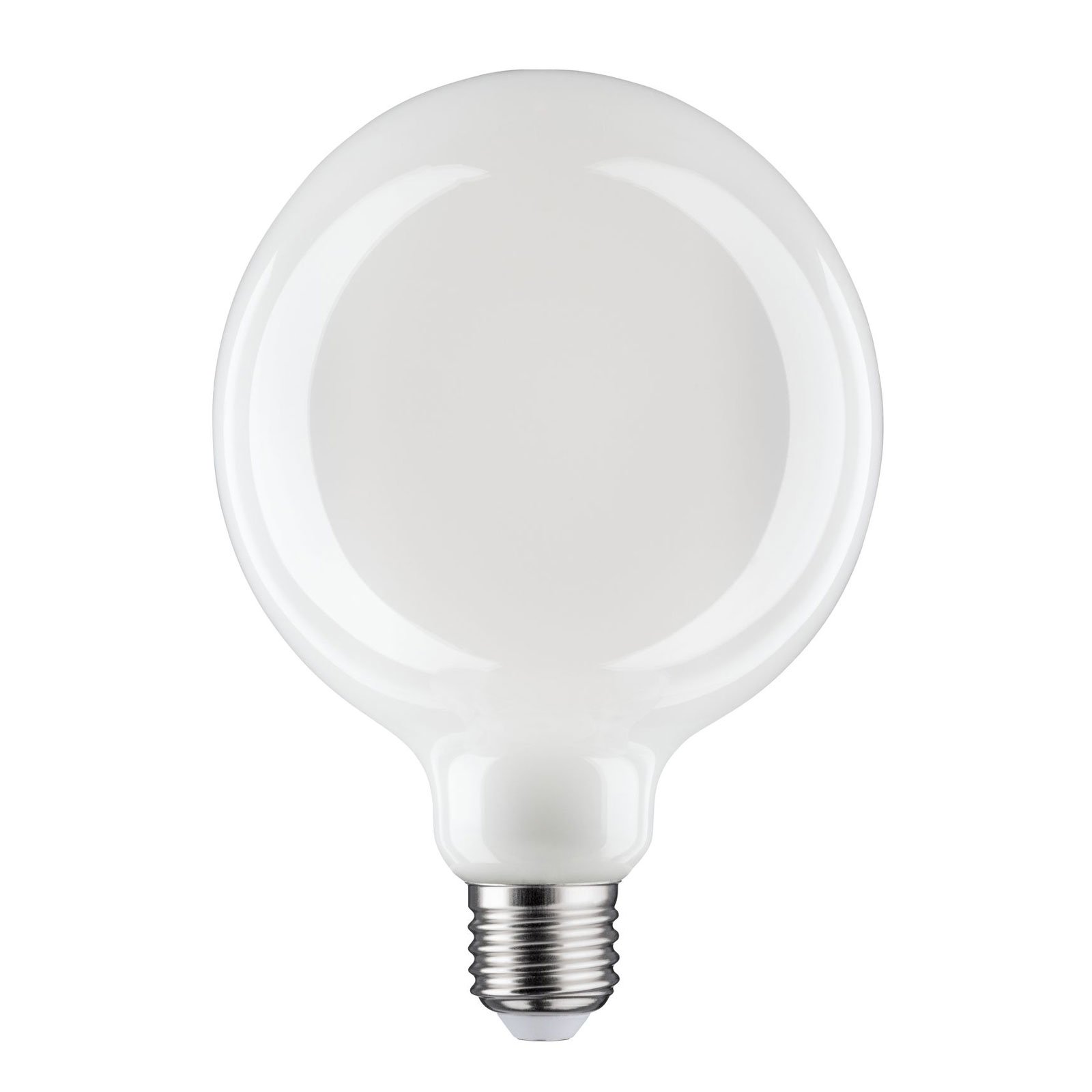 LED globe bulb E27 9W G125 Fil 2,700K opal dimmable