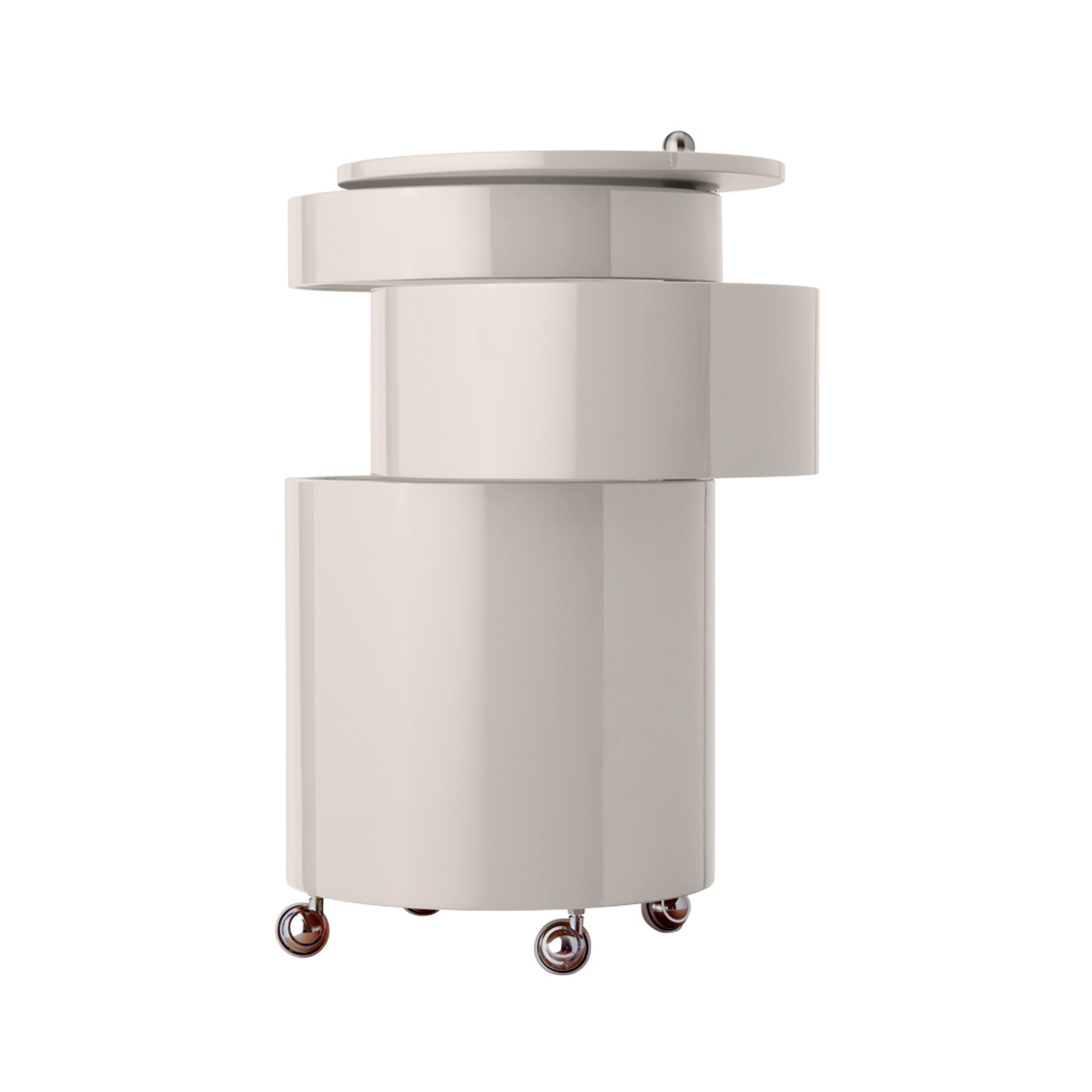 Barboy High Gloss Sidebord Creamy White - Verpan