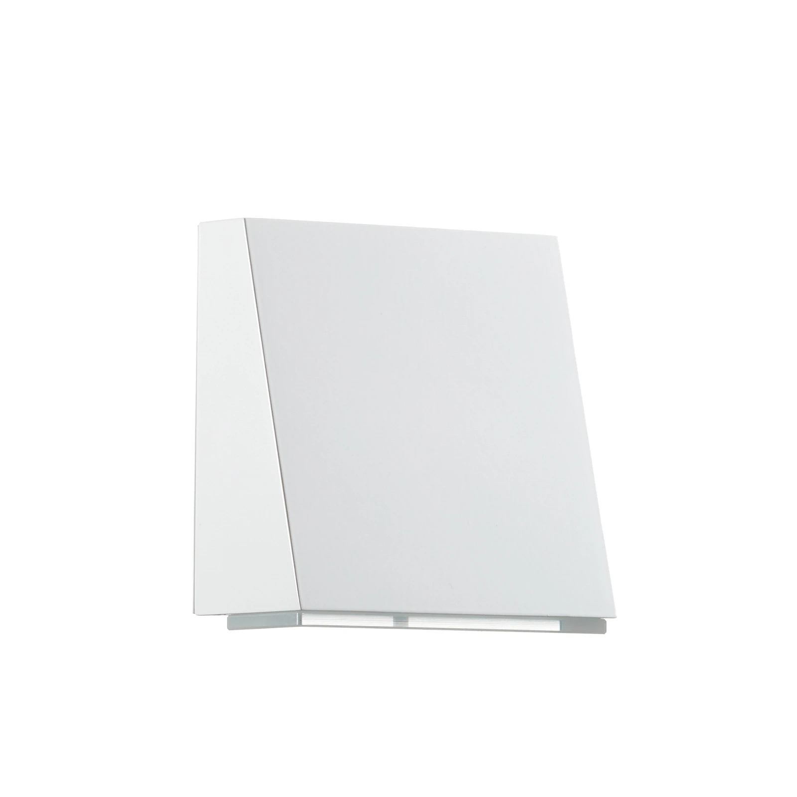Bega 78047 Aplique de pared trapezoidal 3000K 9cm blanco 255lm