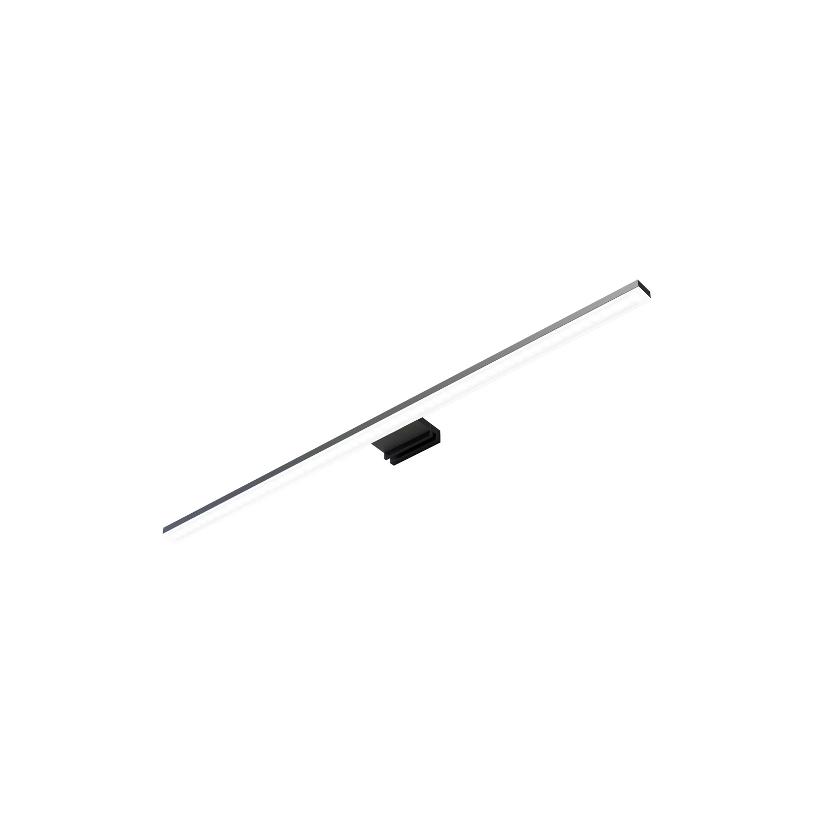 Luce per specchio a LED Triga IP44 nero 60cm, 4.000K
