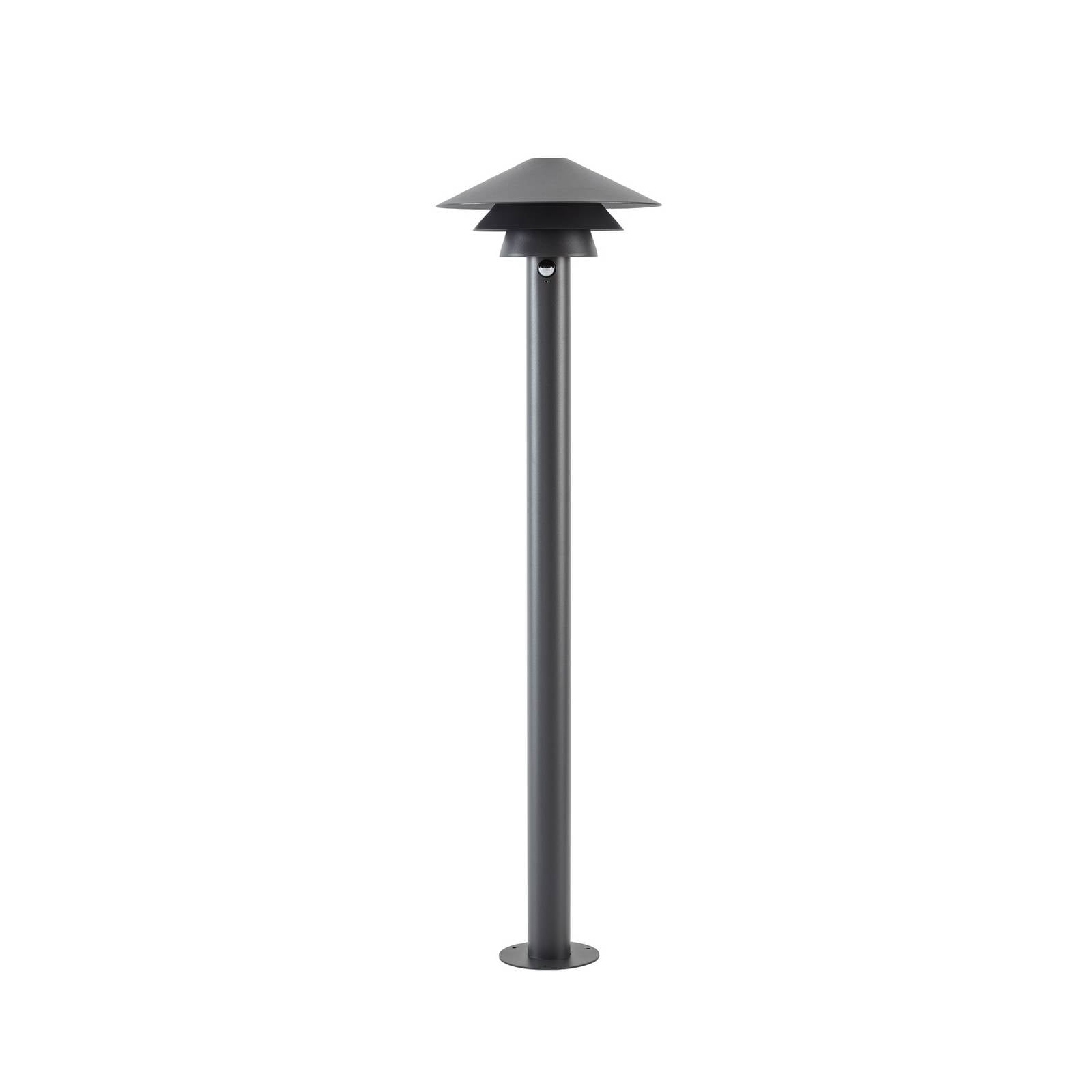 Lucande LED-Wegeleuchte Montaro, 110 cm, anthrazit, Sensor