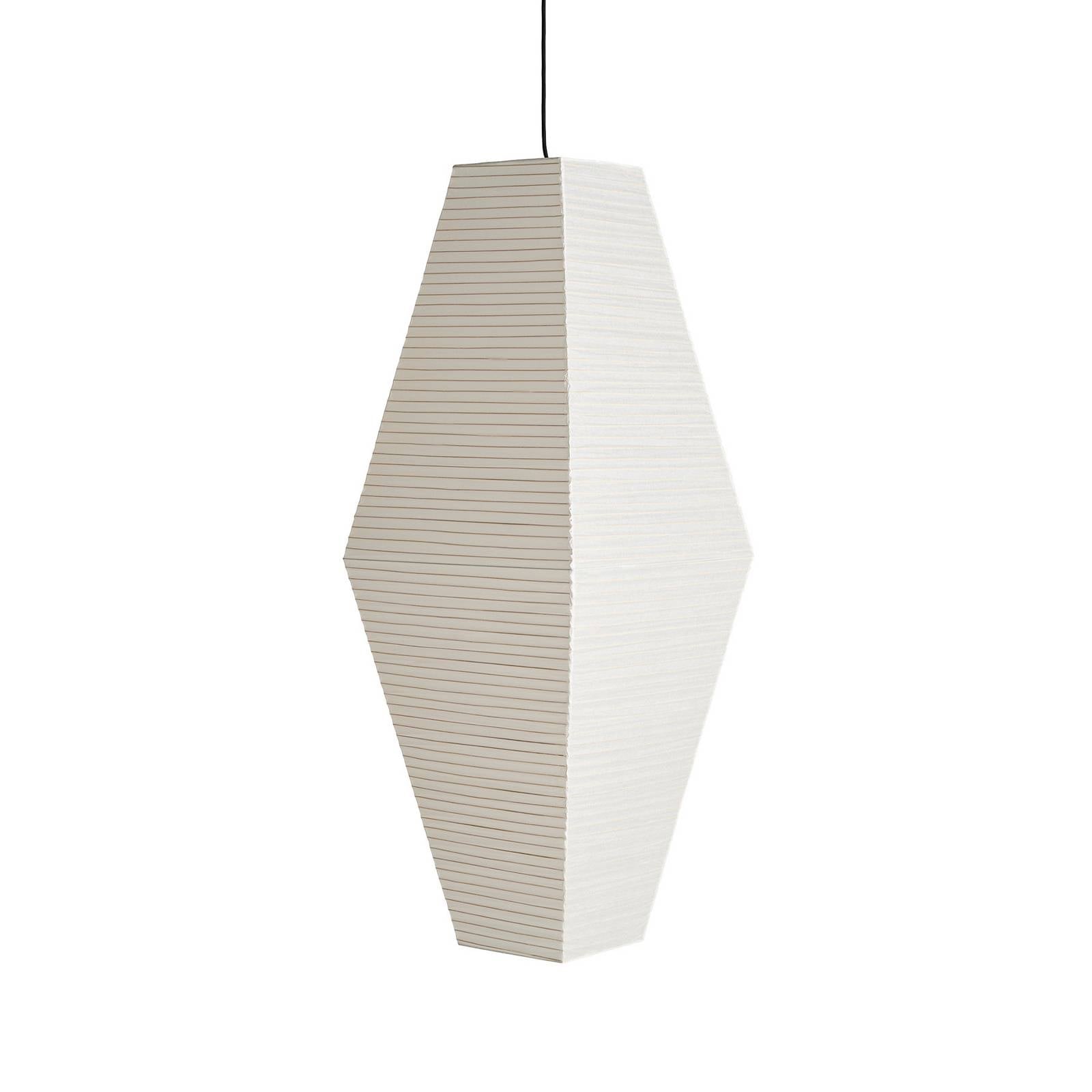 Klosz lampy HAY Prism, wysokość 110 cm, biały, papier