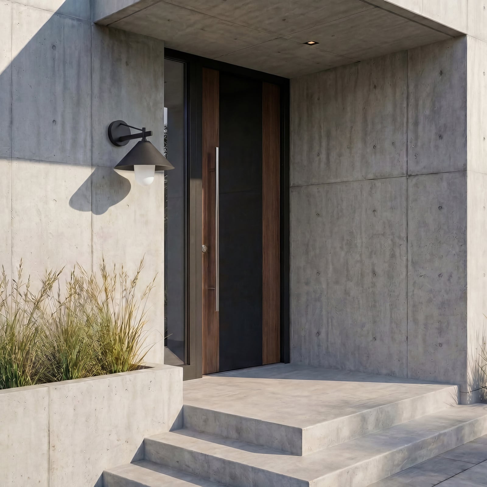 Applique d'extérieur Kiyogi, hauteur 31 cm, E27, noir, IP65, métal - Lucande