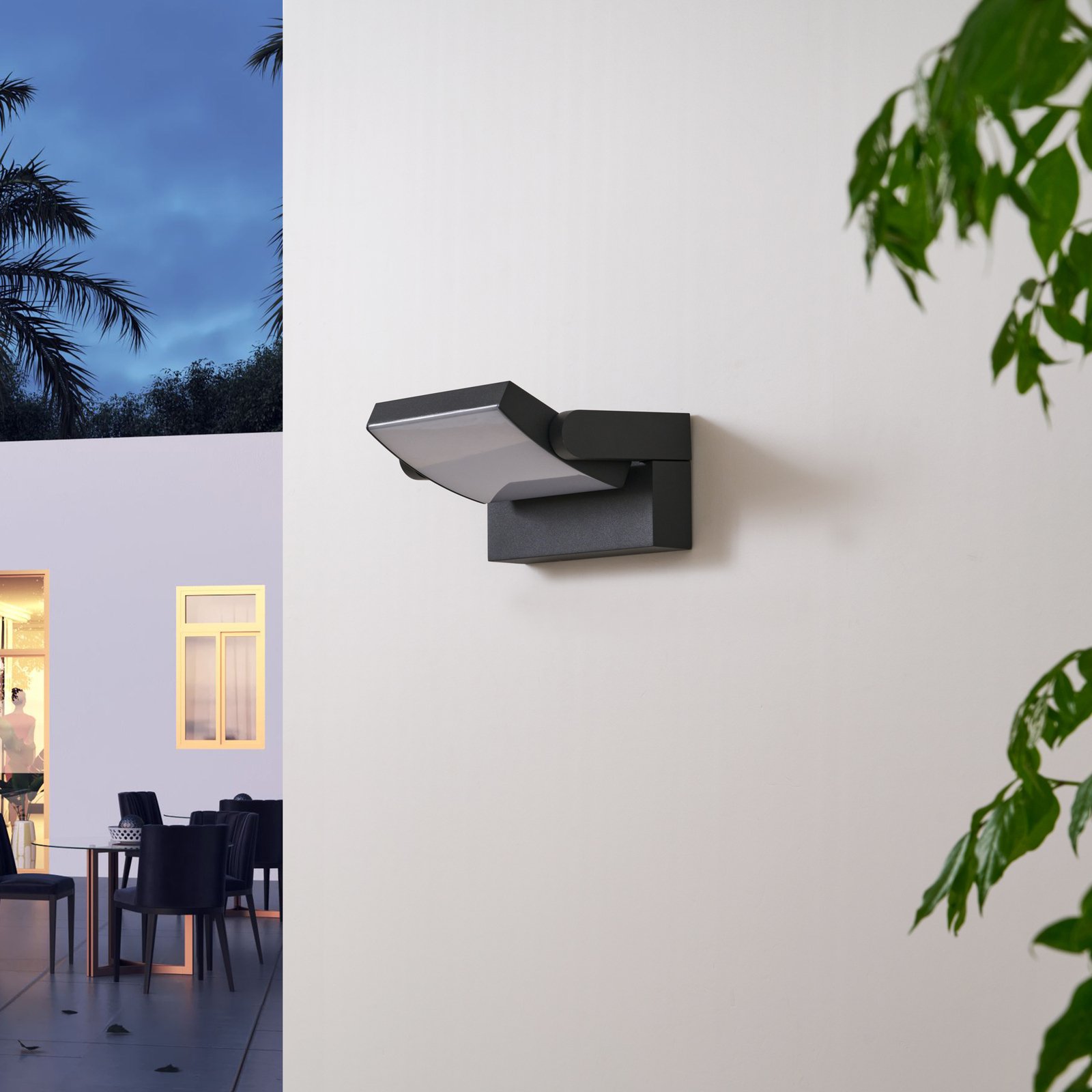 Sherin Outdoor Wall Lamp Grey - Lindby