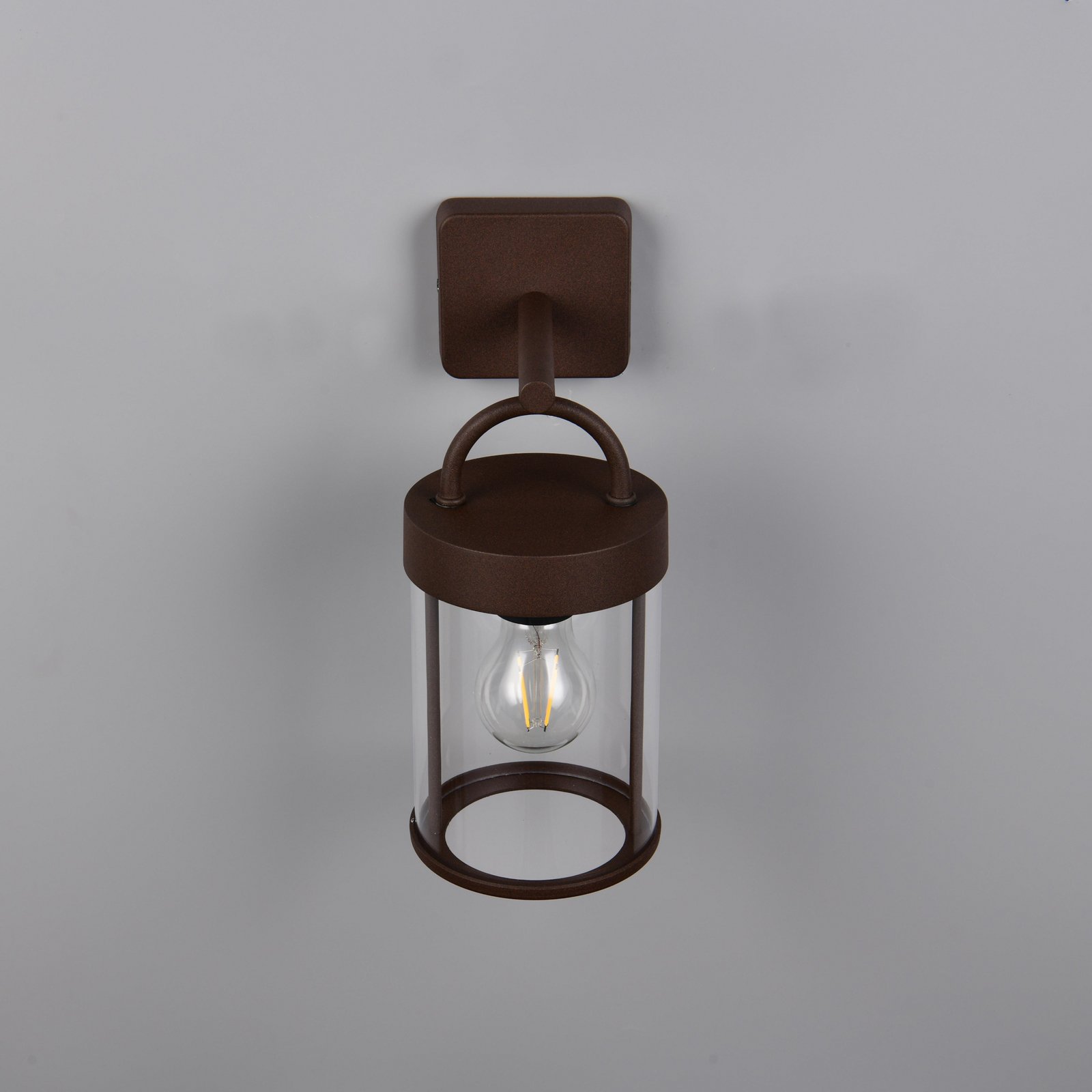Almeria outdoor wall light, rust, aluminium, height 29 cm, IP44