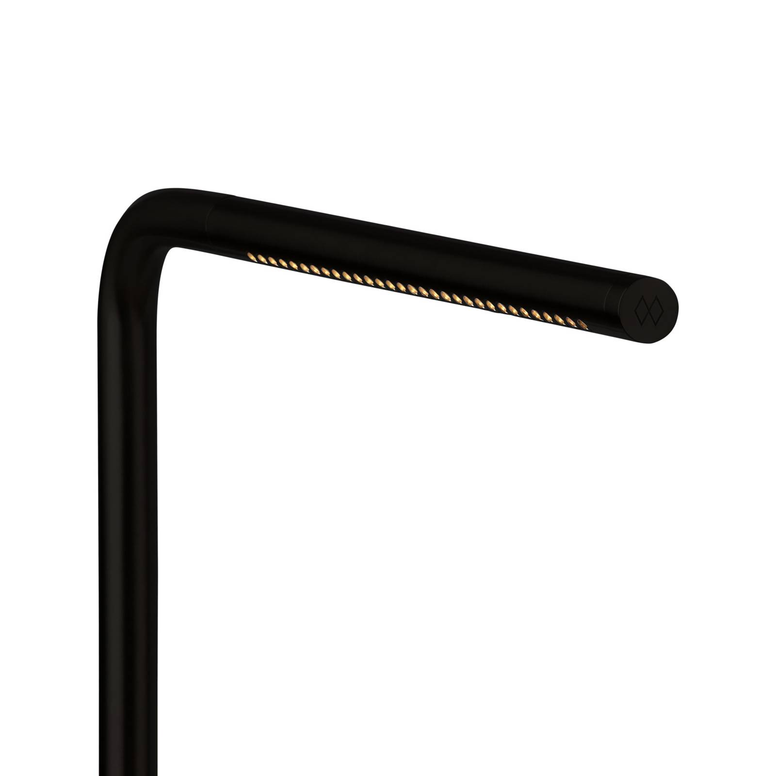 UMAGE lampa stołowa LED Omni, czarna Wysokość 46 cm Metalowa obrotowa