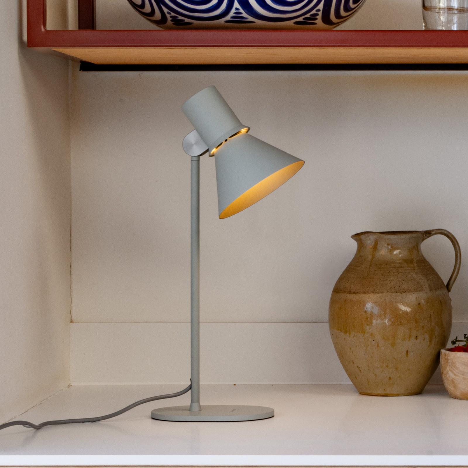 Lampe de table Anglepoise Type 80 T1, GRAU, 48 cm, métal Lampe de table Anglepoise Type 80 T1, GRAU, 48 cm, métal