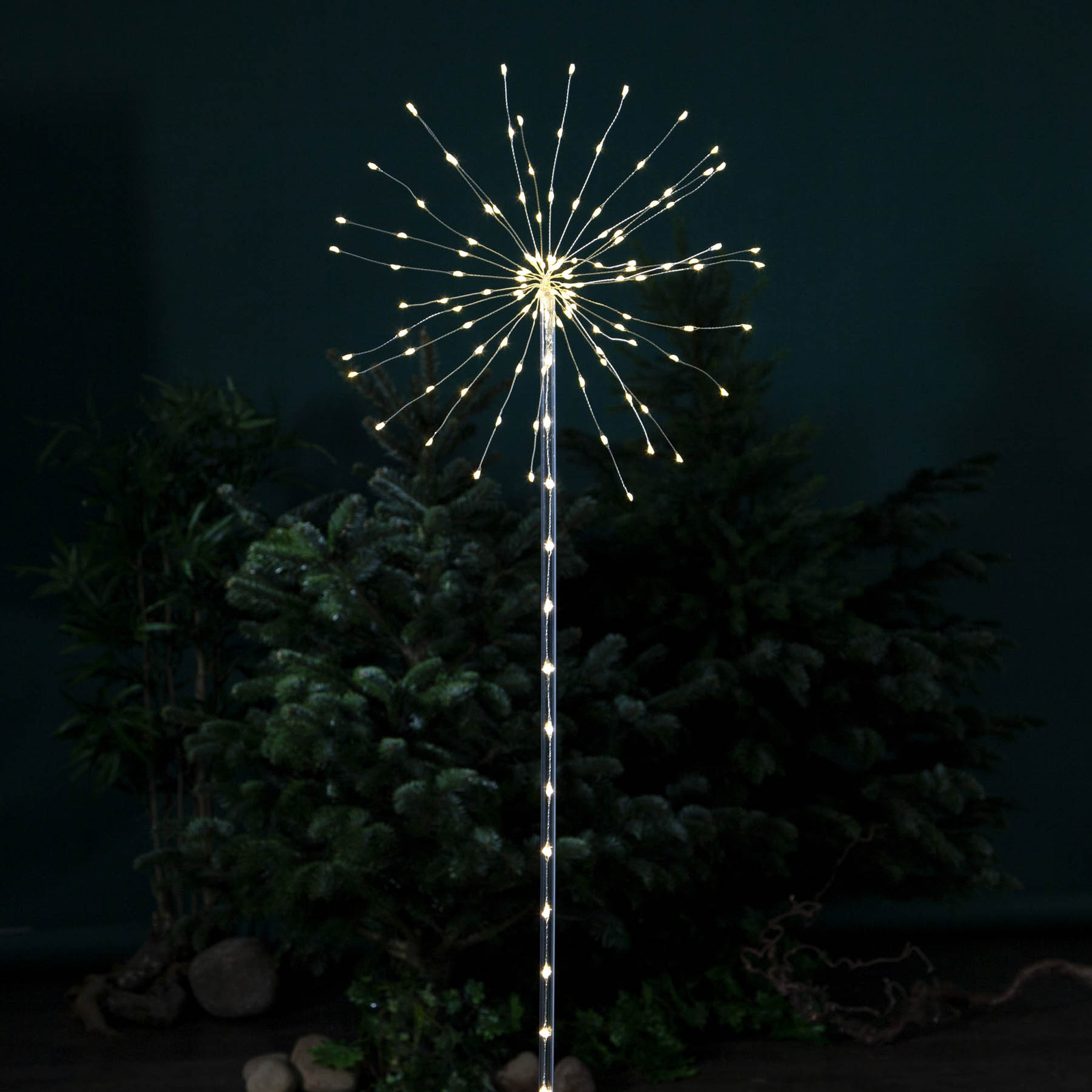 LED-Dekoleuchte Firework Outdoor warmweiß Batterie
