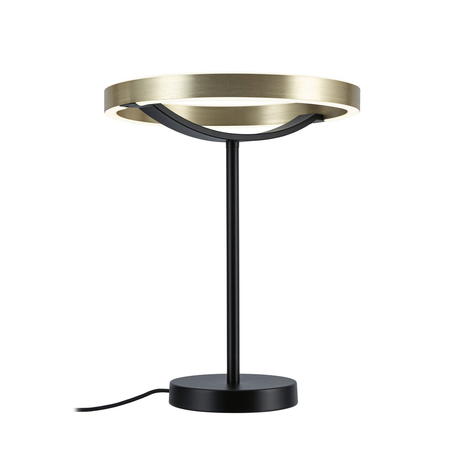 Stolová LED lampa Paulmann Melira s LED osvetlením, čierna/zlatá, výška 37 cm Stolová LED lampa Paulmann Melira s LED osvetlením, čierna/zlatá, výška 37 cm