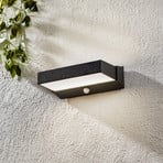 Candeeiro de parede exterior Cuando LED com sensor de movimento