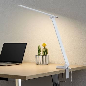 Prios Tamarin LED-bordlampe, dimbar, hvit
