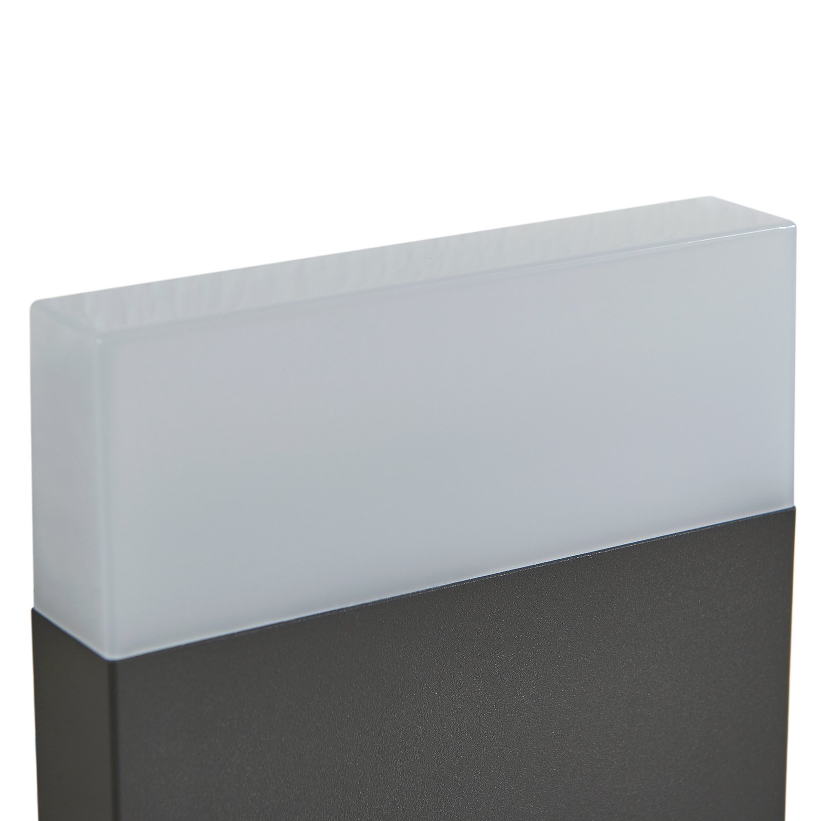 Branor LED Candeeiro de Parede Exterior Branco/Dark Cinza - Lindby