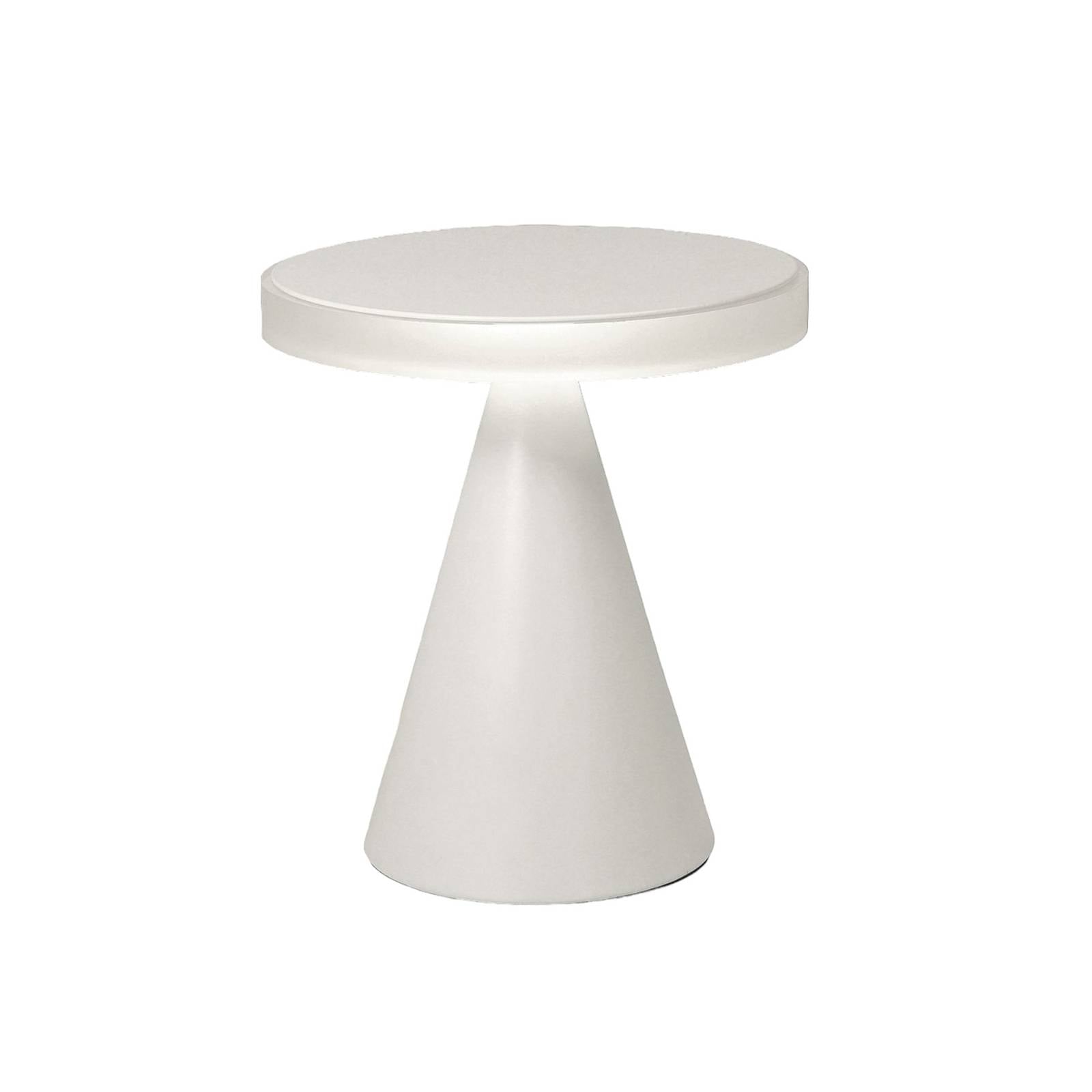 LED-Tischleuchte Neutra, Höhe 27 cm, weiß, Touchdimmer