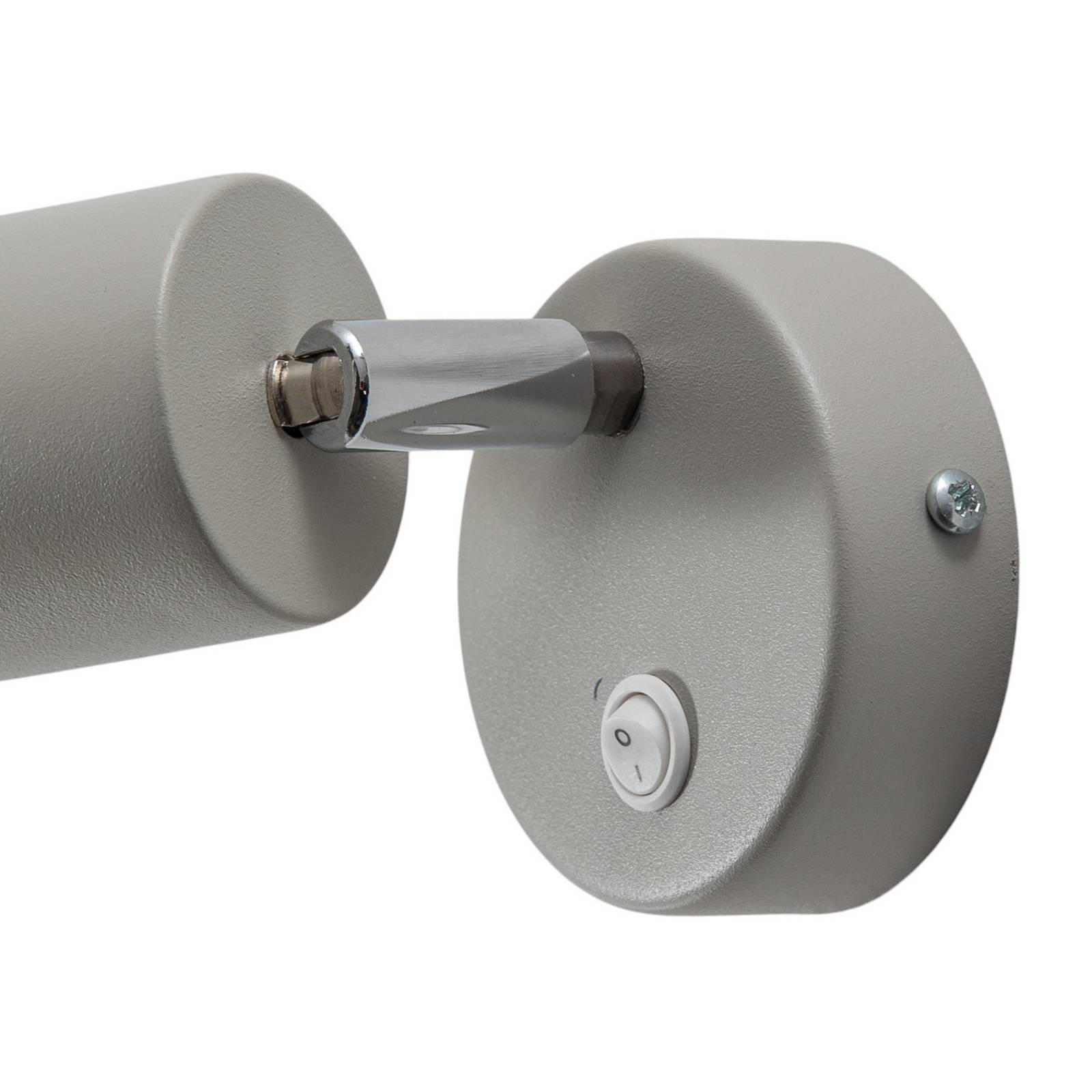 Wandstrahler Fun, grau, 14 cm hoch, verstellbar, GU10 günstig online kaufen