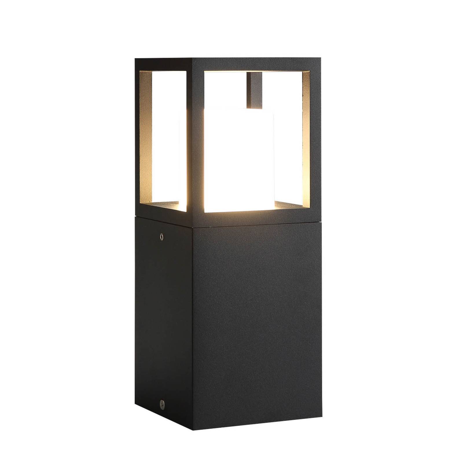 Lucande Lampa ogrodowa stoj?ca - lampa coko?owa - czarna - aluminium - nowoczesny