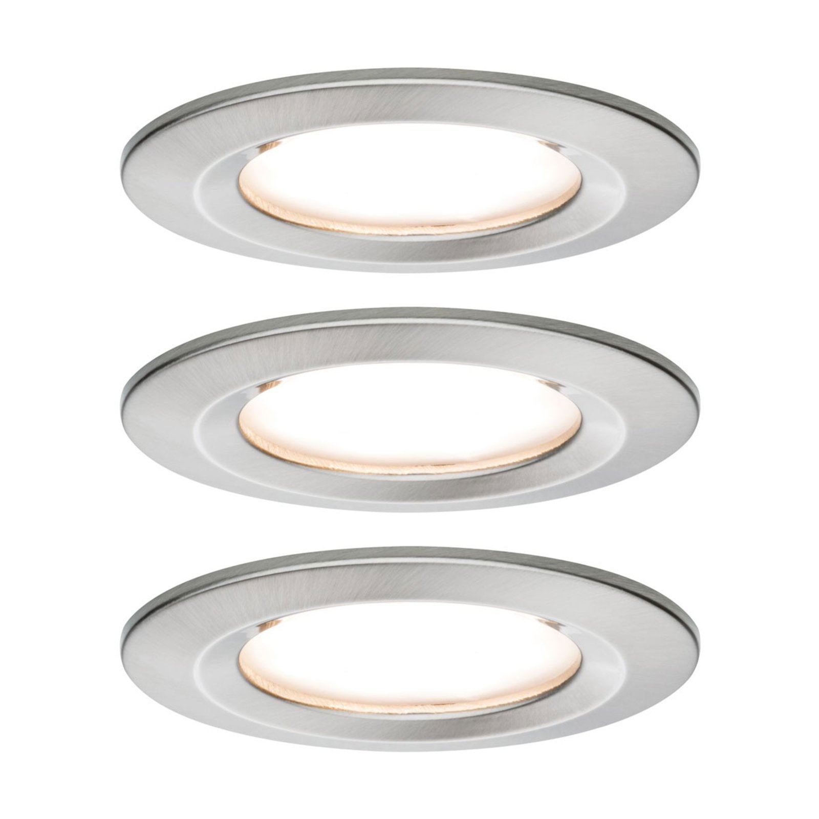 Paulmann Refletor LED de encastrar Nova Coin 3 iron round regulável