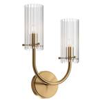 Maytoni Arco wall light, left higher, two-bulb