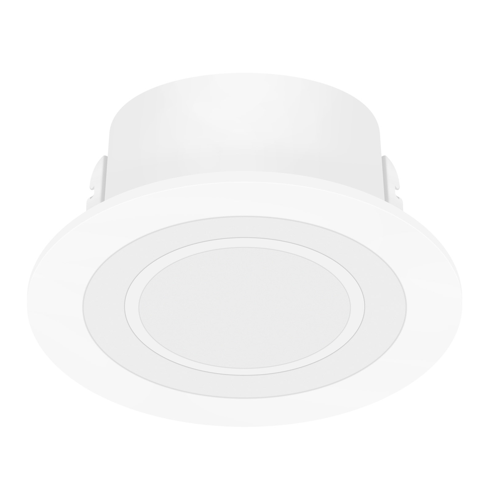 LED stropna svetilka Clyde, topla bela, Ø 8 cm