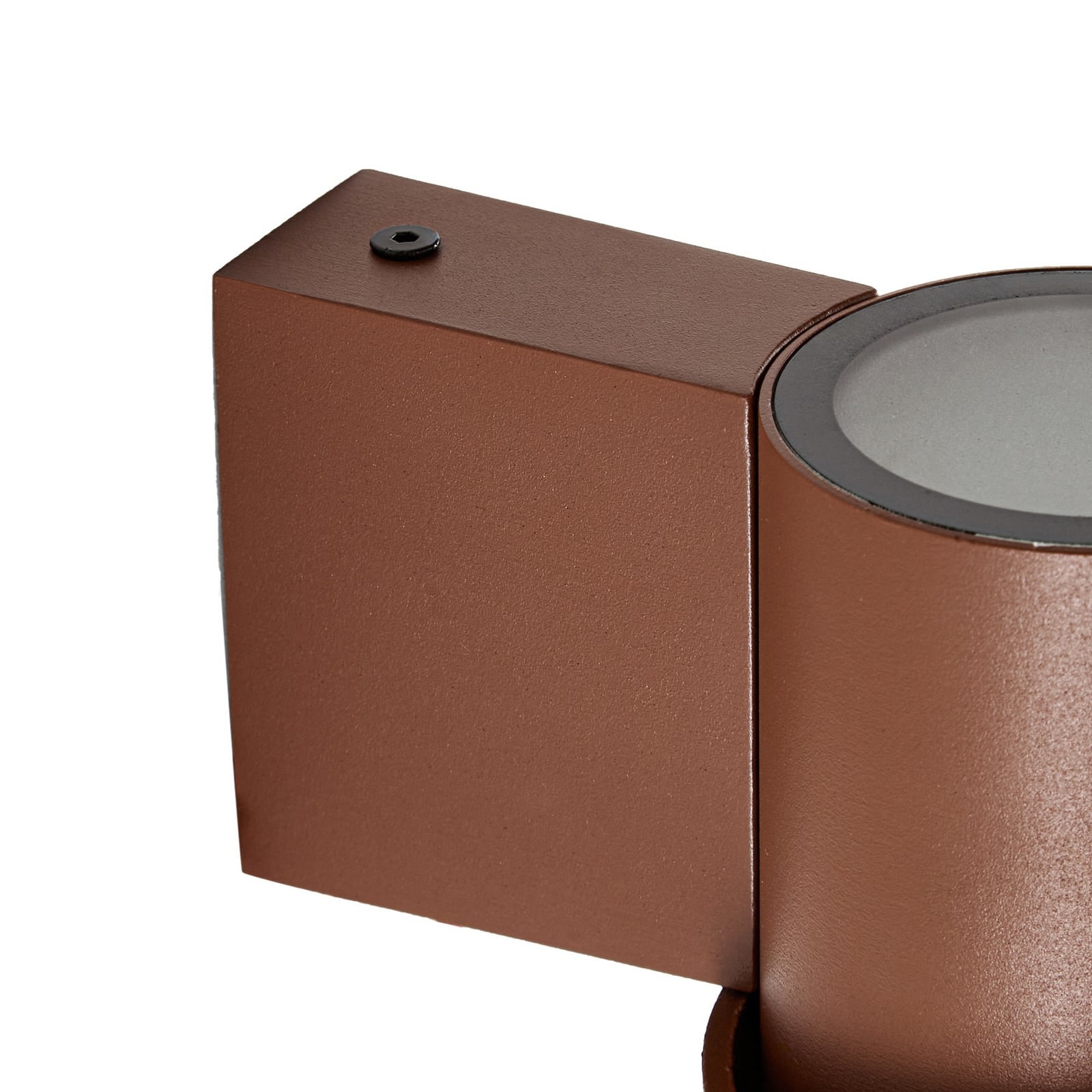 Lucande Elune LED kültéri falilámpa, barna, IP44, felfelé/lefelé Lucande Elune LED kültéri falilámpa, barna, IP44, felfelé/lefelé