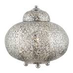Marokanska stolna lampa Fretwork od sjajnog nikla