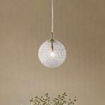 Cadix pendant light made of glass, 1-bulb, Ø 21 cm
