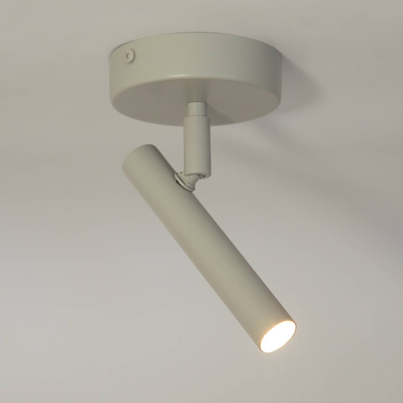 Wandleuchte Sopel, taupe, 1-flammig, Stahl, G9, Höhe 15 cm günstig online kaufen