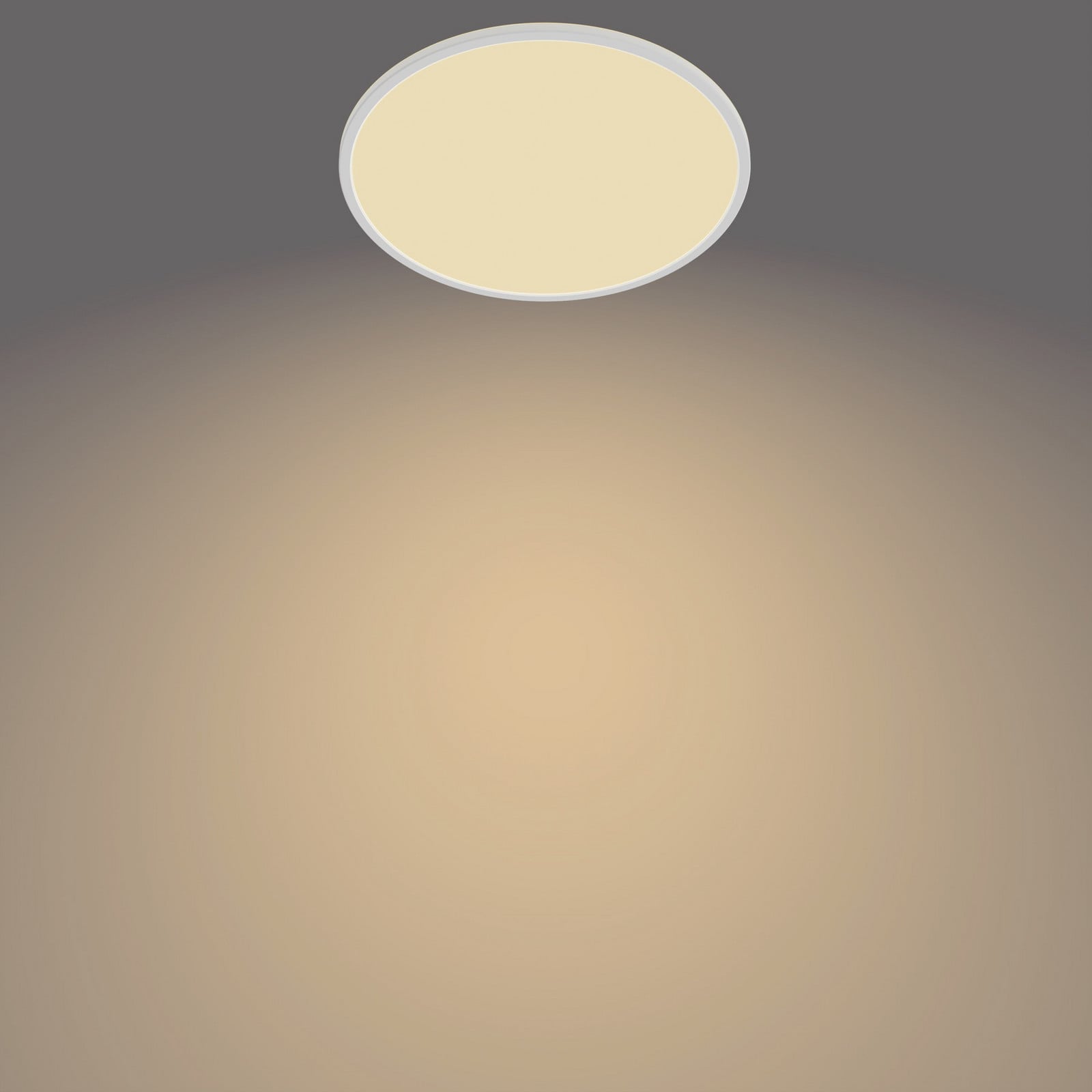 Philips SuperSlim plafonieră 2.700K Ø42cm alb - Studiu / Birou - Metal