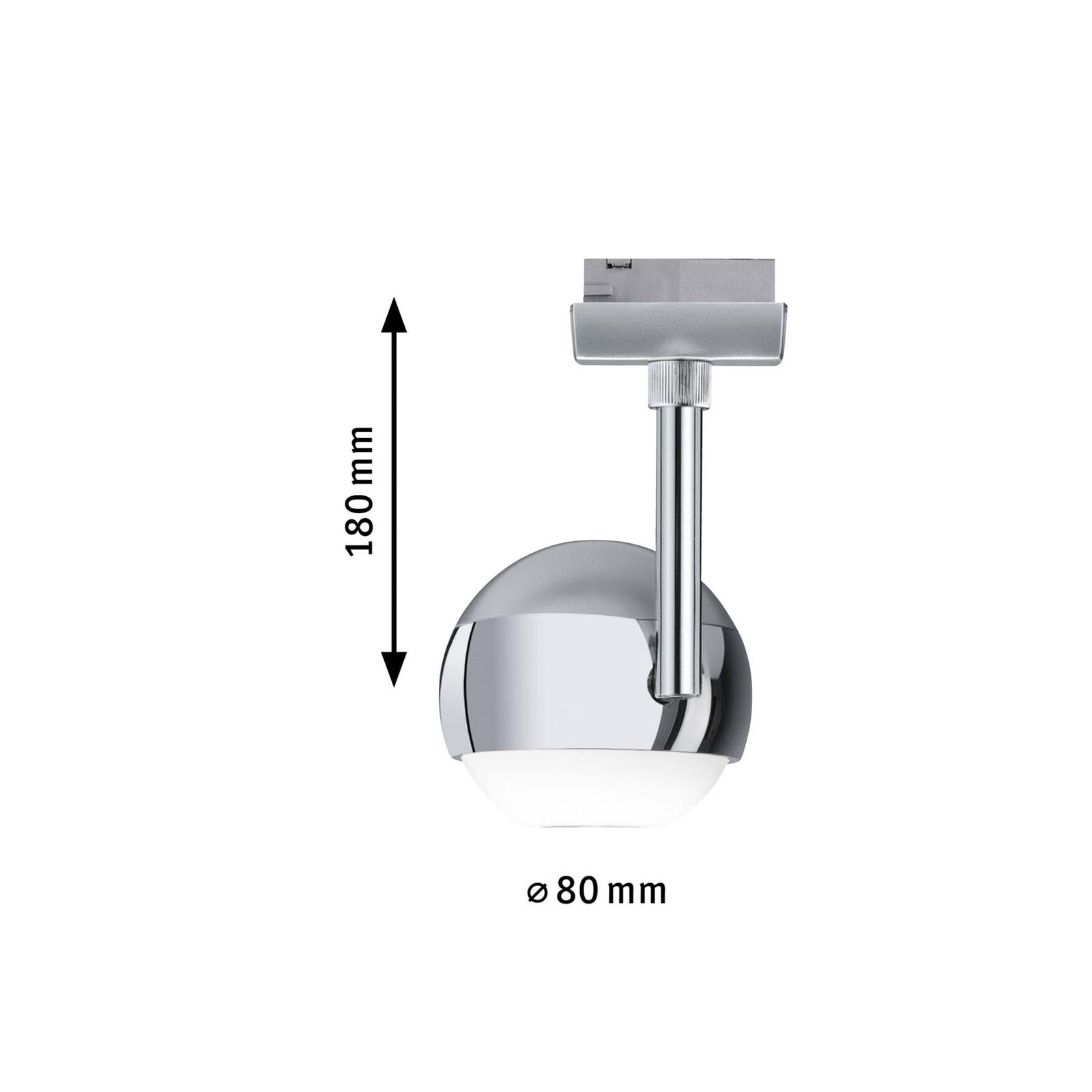 Paulmann URail Capsule II spot LED, chrom matowy