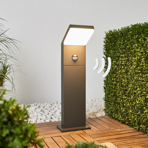 Borne lumineuse LED Yolena 60 cm, détecteur