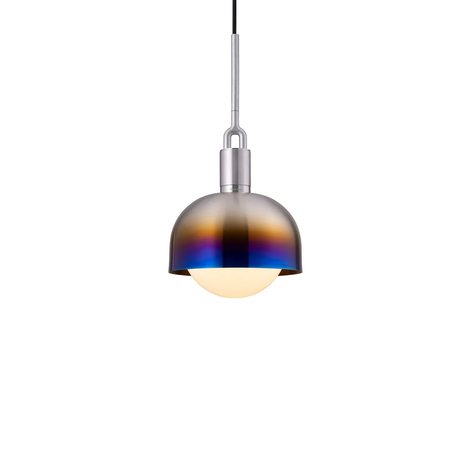 Buster + Punch Forked Stahl burnt/Opalglas Ø 25cm