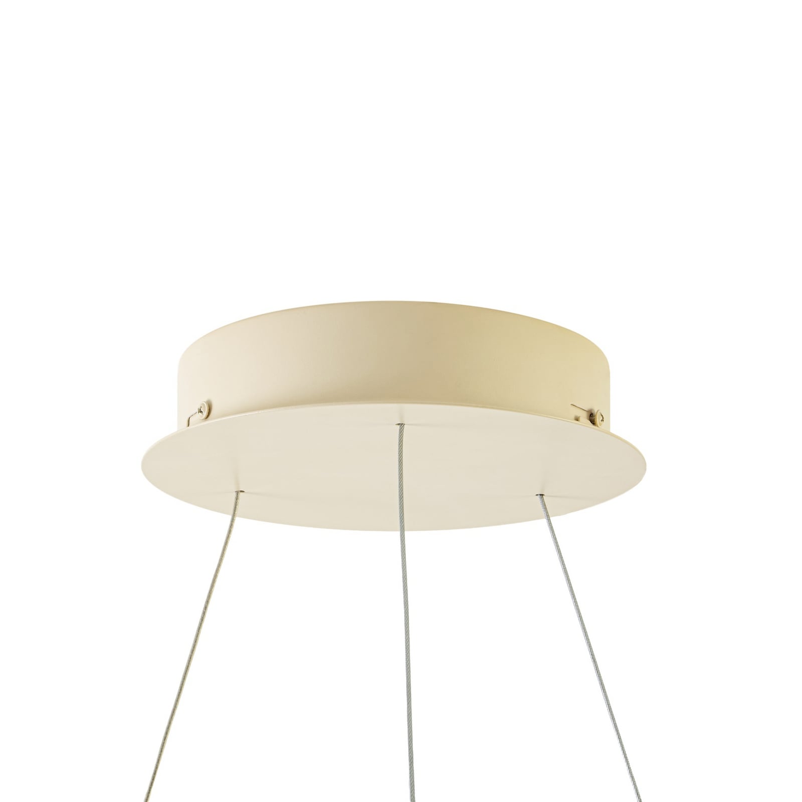Albiona LED-Hängeleuchte, beige, 1 Ring, Ø 80 cm - Arcchio Albiona LED-Hängeleuchte, beige, 1 Ring, Ø 80 cm - Arcchio